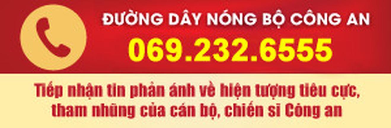 Đường dây nóng chống tham nhũng, tiêu cực trong Công an nhân dân