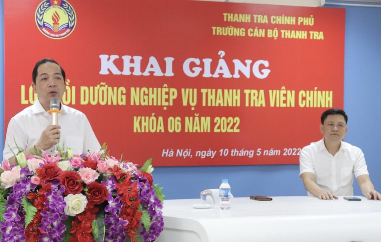 Khai giảng Lớp Bồi dưỡng nghiệp vụ Thanh tra viên chính K06 năm 2022

