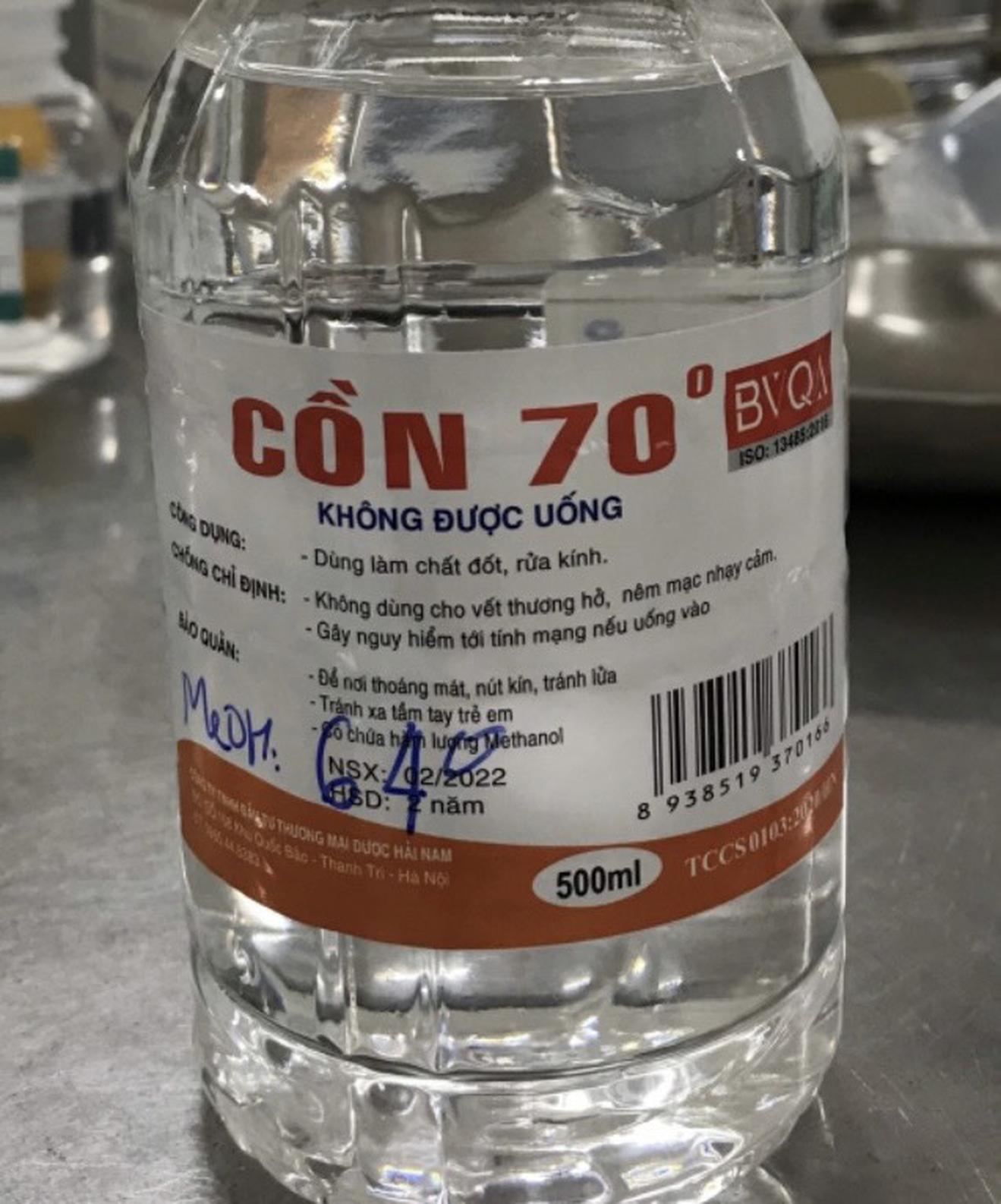 Tăng cường kiểm tra, quản lý sản phẩm chứa Methanol được mua, bán tại các cơ sở kinh doanh dược