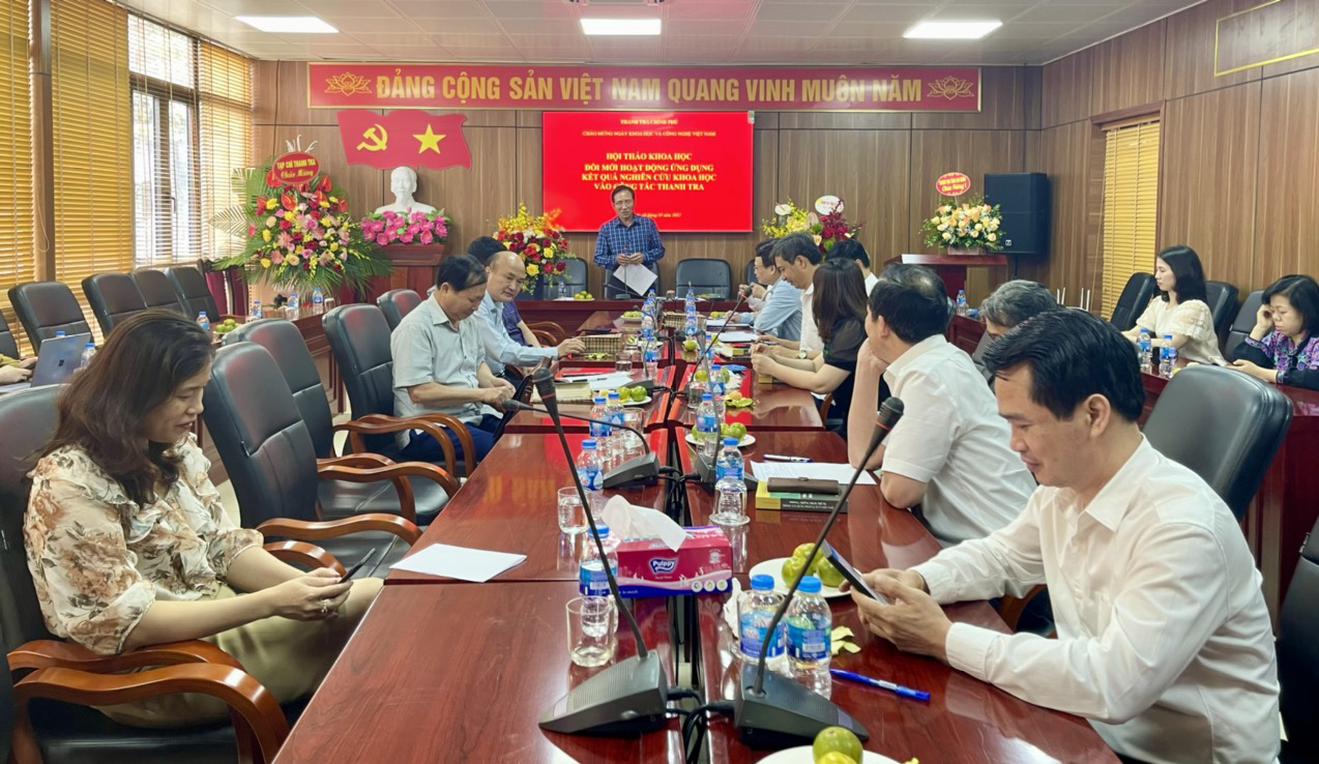 “Đổi mới hoạt động ứng dụng kết quả nghiên cứu khoa học trong công tác thanh tra”