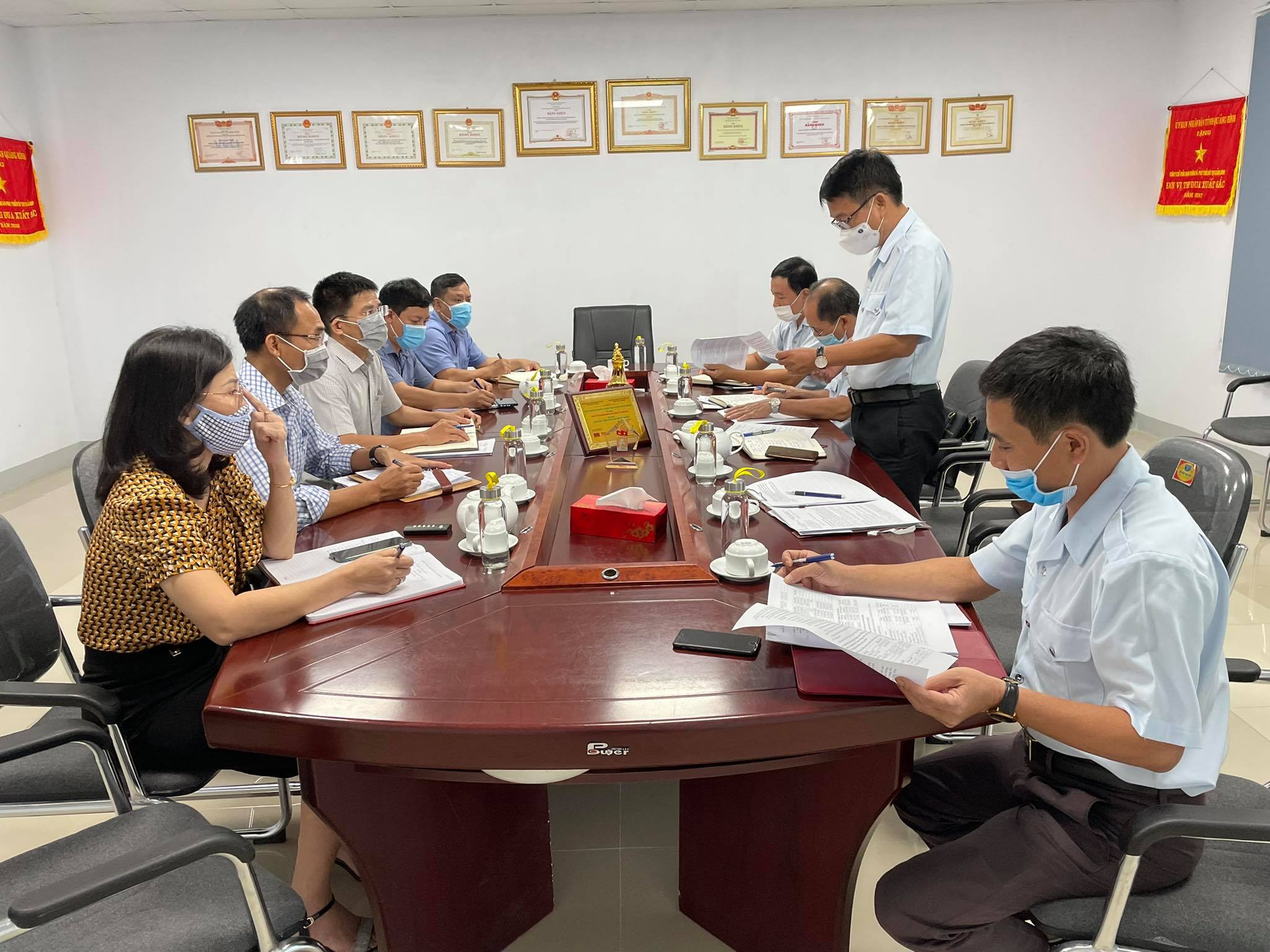 Một buổi công bố Quyết định thanh tra của Thanh tra tỉnh Quảng Bình. (Ảnh internet)