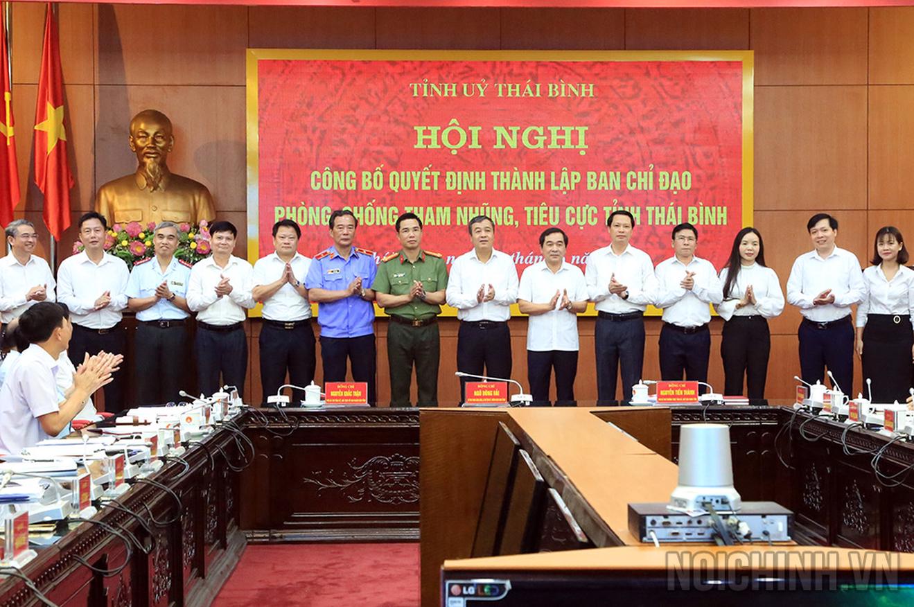 Ông Ngô Đông Hải làm Trưởng Ban Chỉ đạo phòng, chống tham nhũng, tiêu cực Thái Bình