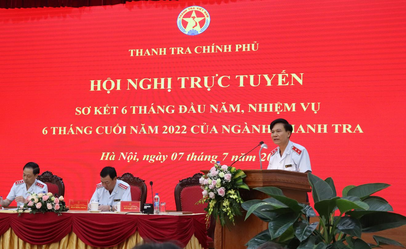 Kết quả tích cực trong 6 tháng đầu năm 2022 của Thanh tra Chính phủ 