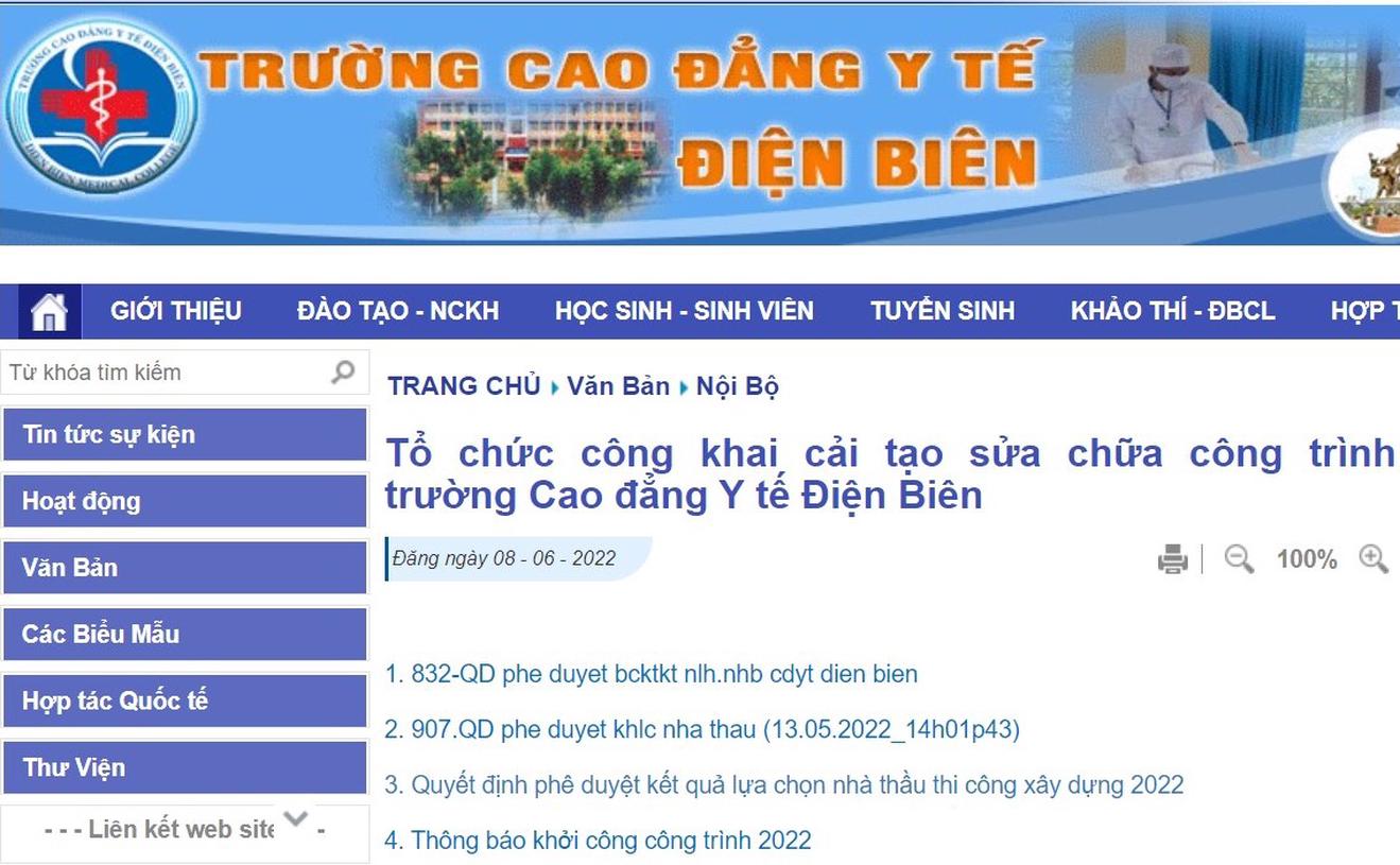 Chấn chỉnh những tồn tại, hạn chế trong công tác phòng, chống tham nhũng ở Trường Cao đẳng y tế Điện Biên