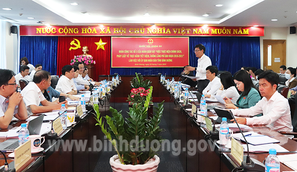 Toàn cảnh buổi làm việc (Ảnh: CTTĐT.BD)