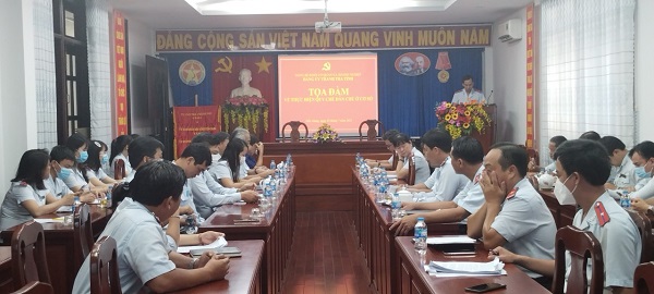 Quang cảnh buổi toạ đàm (Ảnh: TTT.TG)