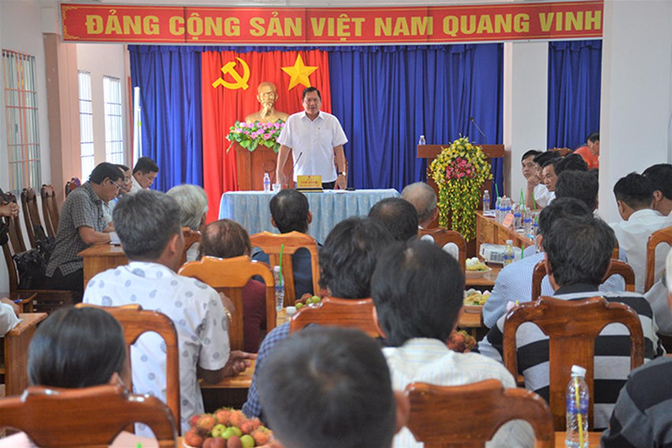 Đối thoại với các hộ dân về công tác bồi thường, giải phóng mặt bằng đường tránh Quốc lộ 1