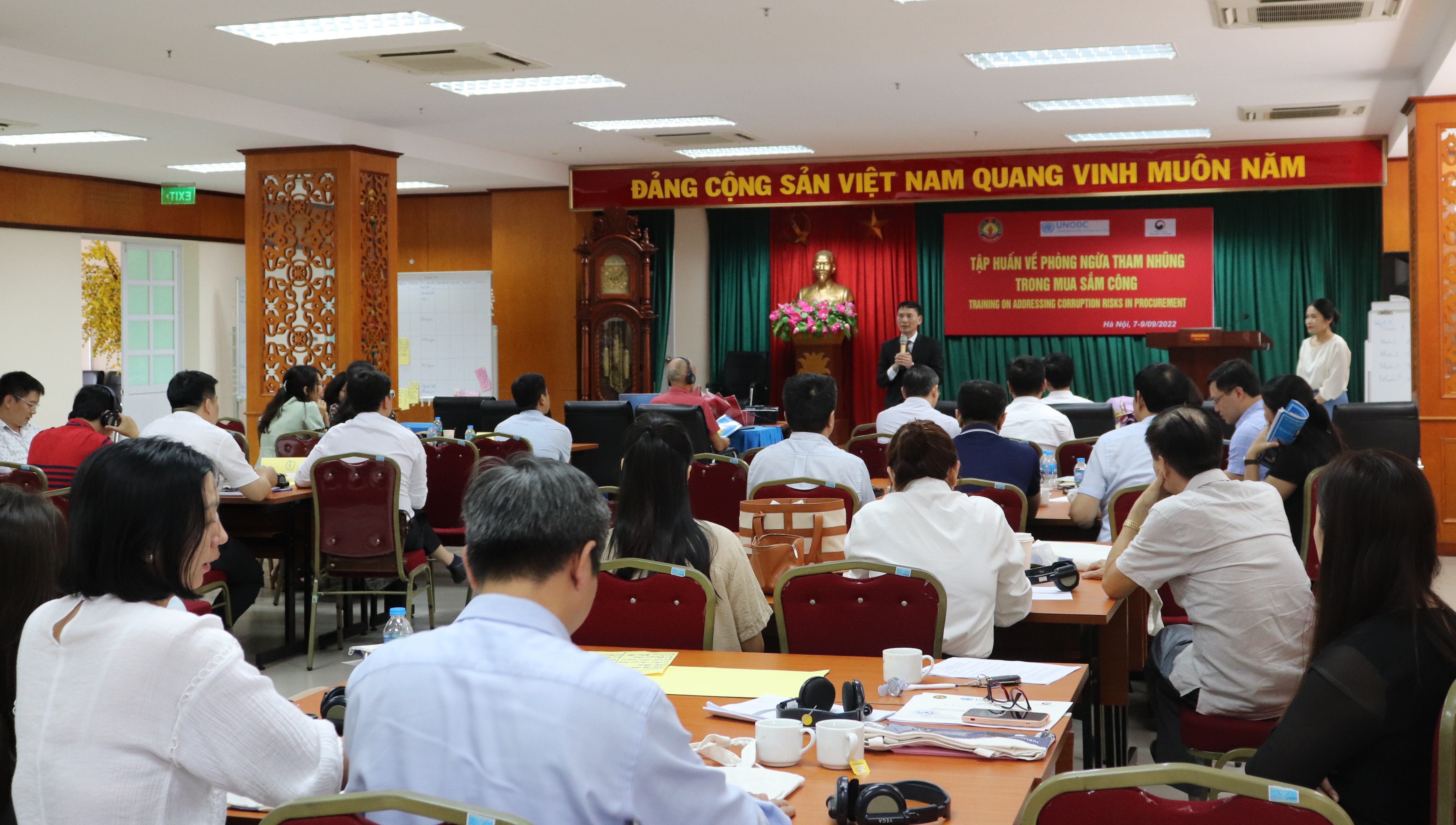 Trường Cán bộ Thanh tra phối hợp với Cơ quan phòng chống tội phạm và Ma túy Liên hợp Quốc (UNODC) đã tổ chức thành công lớp tập huấn cho cán bộ thanh tra chủ chốt - Ảnh: Việt Anh