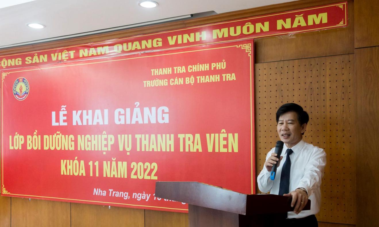 Khai giảng Lớp Bồi dưỡng nghiệp vụ Thanh tra viên cho các tỉnh, thành phố phía Nam tại Trung tâm Nha Trang