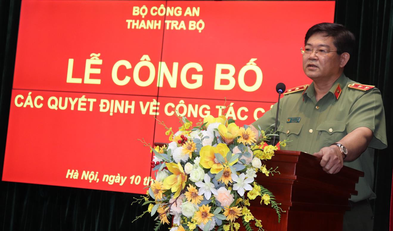 Thanh tra Bộ Công an triển khai công tác cán bộ