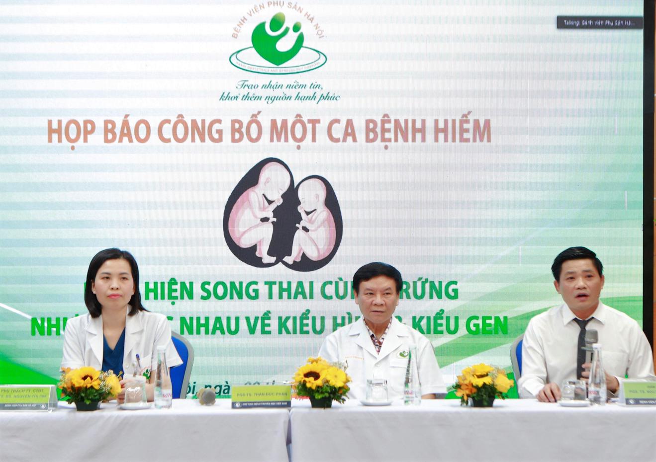 Lần đầu phát hiện song thai cùng trứng nhưng khác kiểu hình, kiểu gen ở Việt Nam