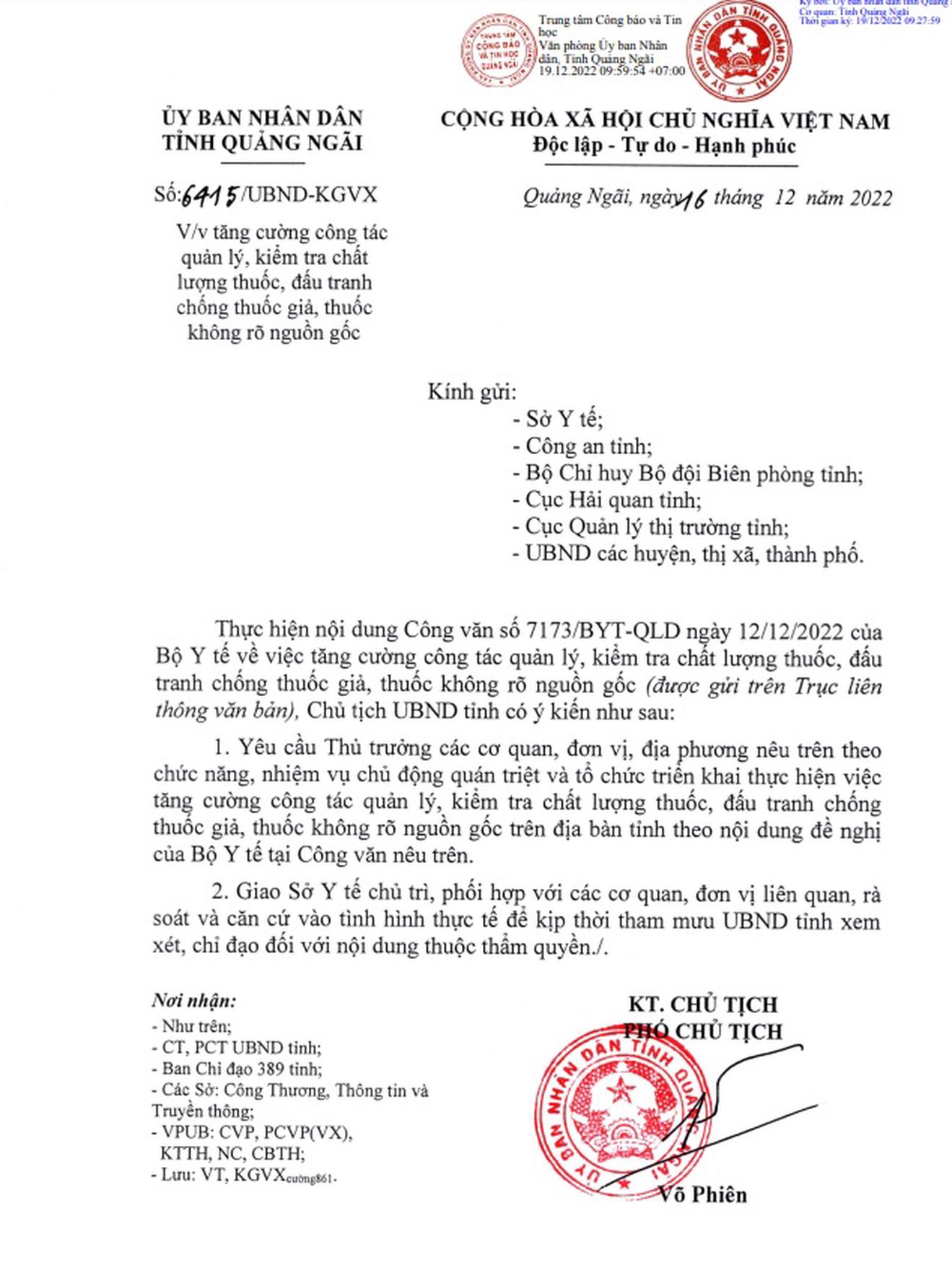 Tăng cường công tác quản lý, kiểm tra thuốc giả, thuốc không rõ nguồn gốc