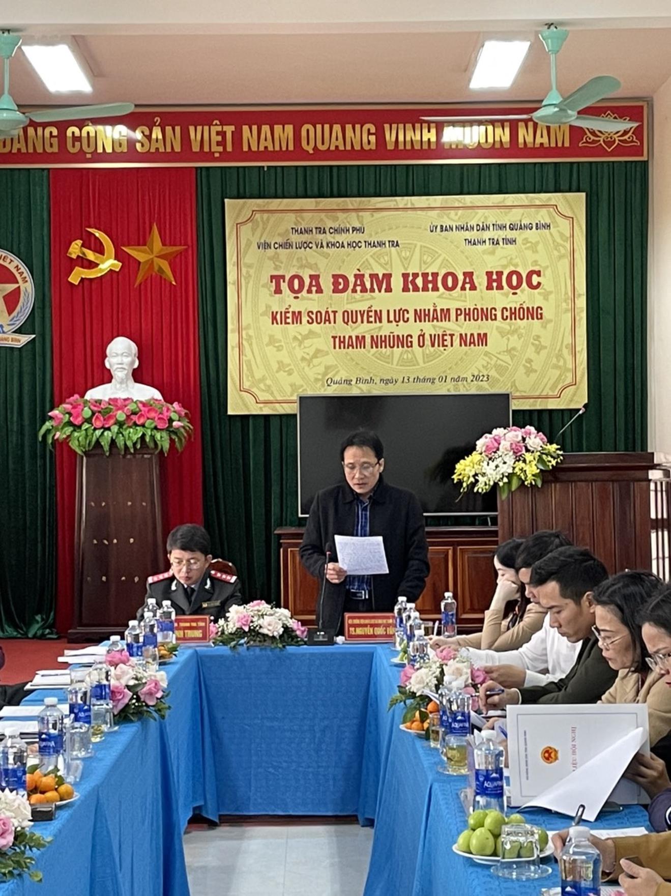 Tọa đàm khoa học: "Kiểm soát quyền lực nhằm phòng, chống tham nhũng ở Việt Nam"