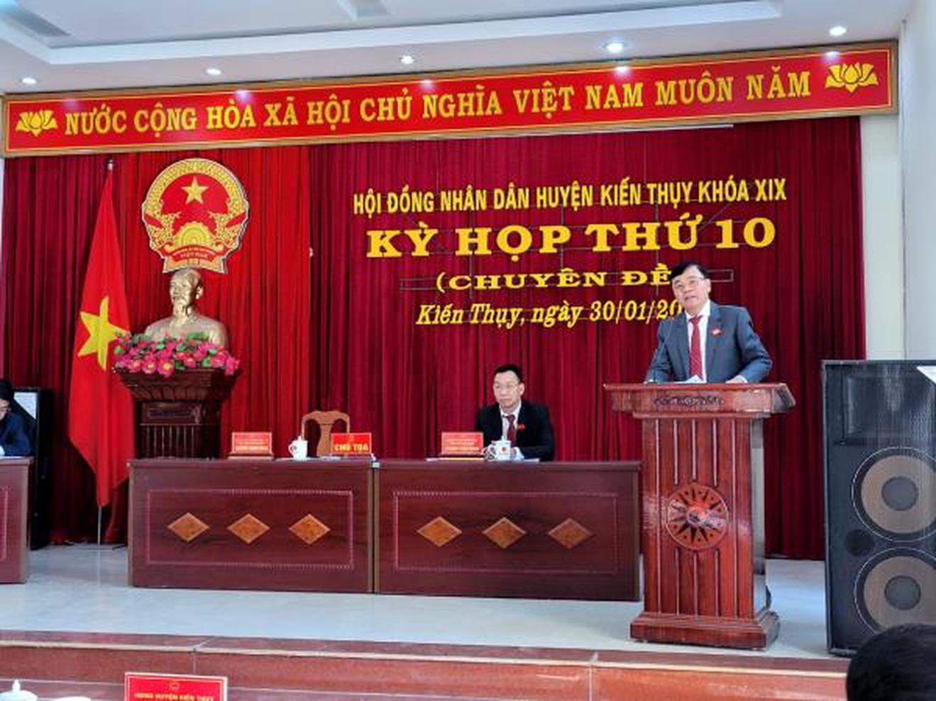 Thanh tra huyện Kiến Thụy được thành lập, hoạt động từ ngày 01/02/2023