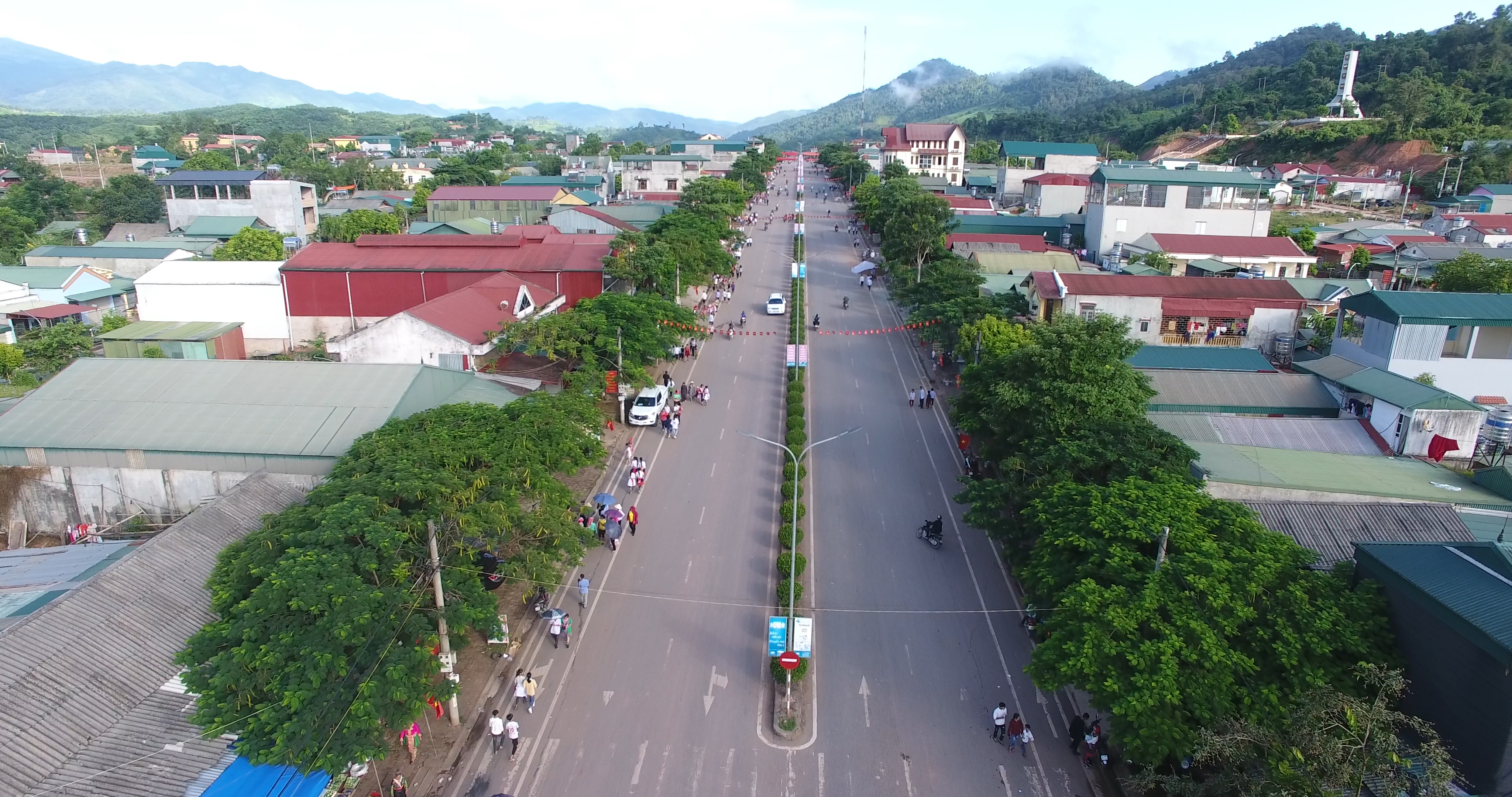 Một góc Mường Nhé. Ảnh: dienbien.gov.vn