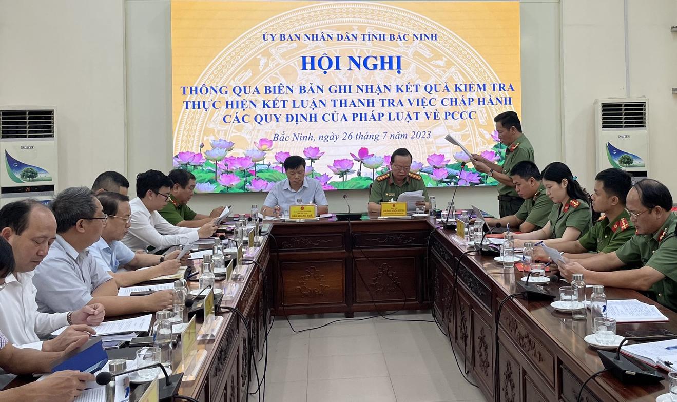 Bắc Ninh cần nâng cao hiệu quả phòng cháy, chữa cháy, cứu nạn, cứu hộ
