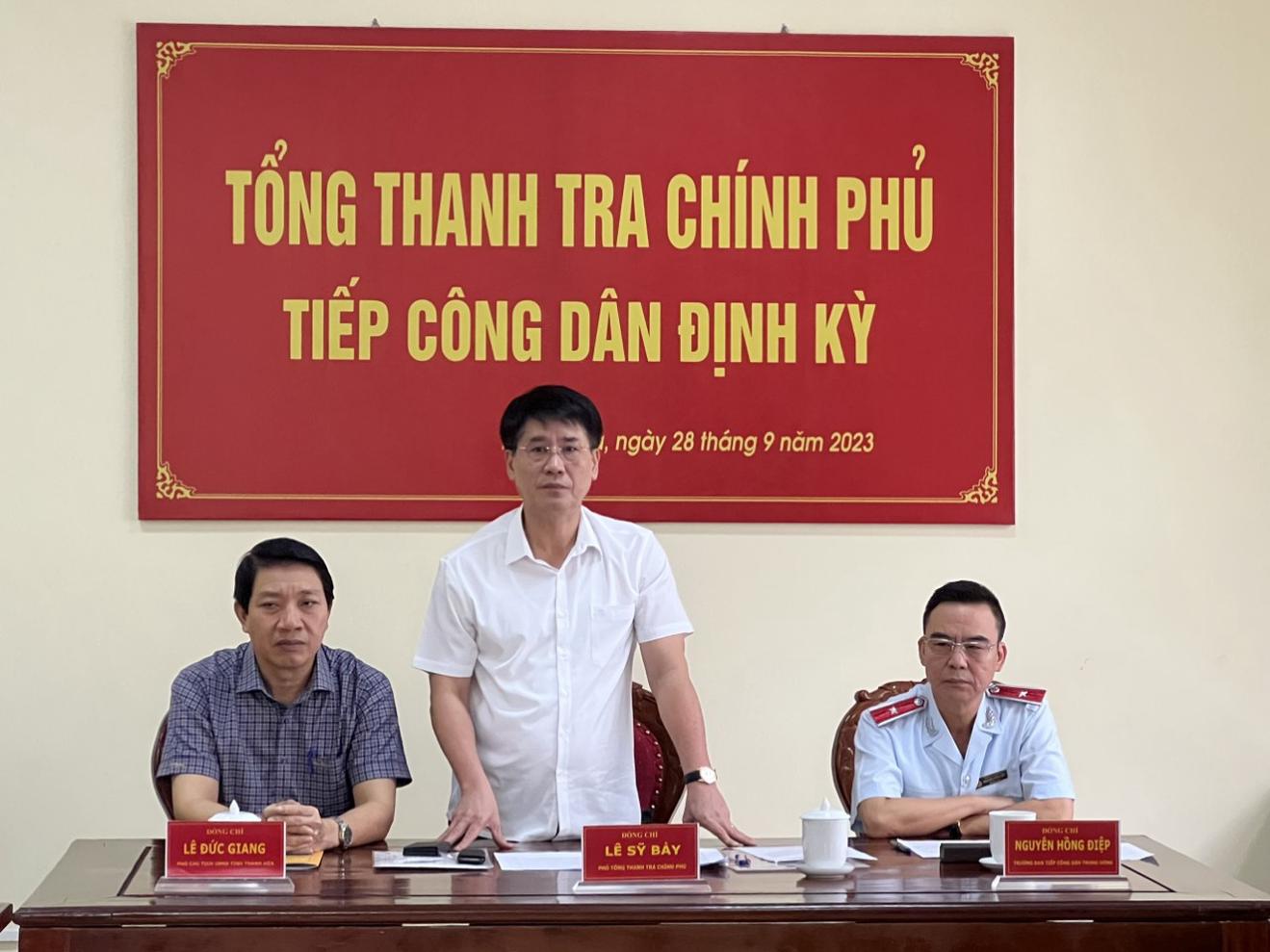 Hiệu quả từ các buổi tiếp công dân định kỳ của lãnh đạo Thanh tra Chính phủ