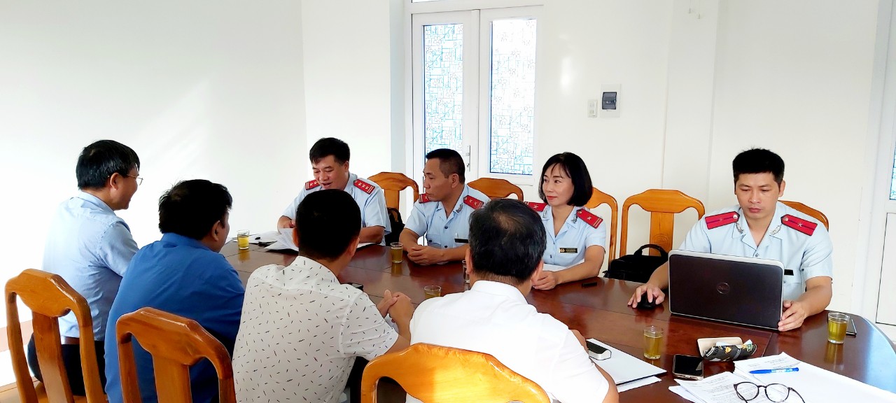 Một buổi công bố Quyết định kiểm tra của Thanh tra tỉnh Yên Bái. Ảnh: thanhtra.yenbai.gov.vn