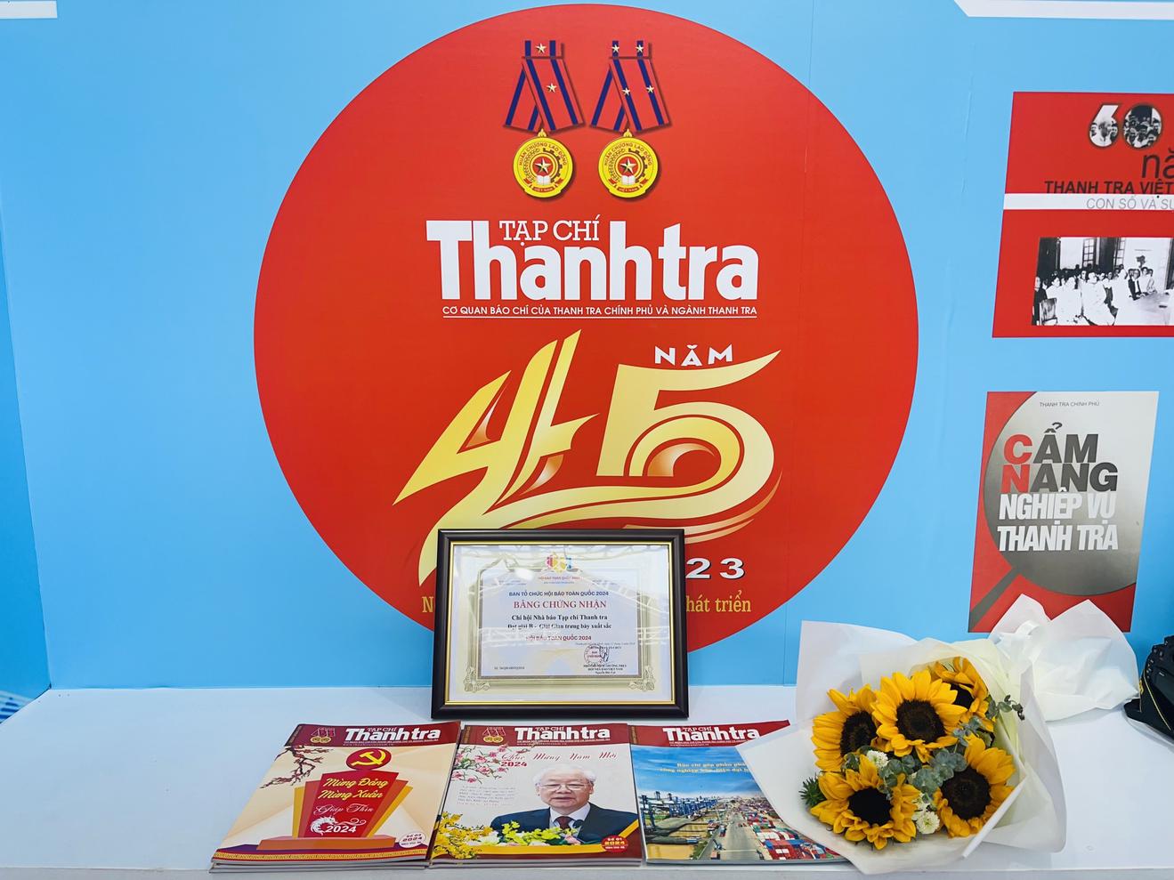Tạp chí Thanh tra vinh dự đạt giải B Hội Báo toàn quốc 2024