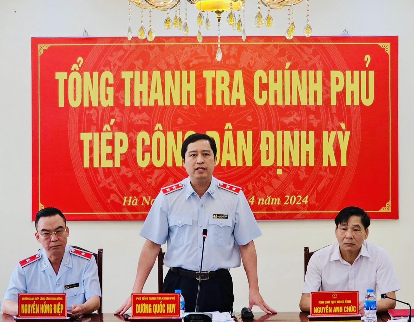 Tổng Thanh tra Chính phủ tiếp công dân định kỳ tháng 4/2024

