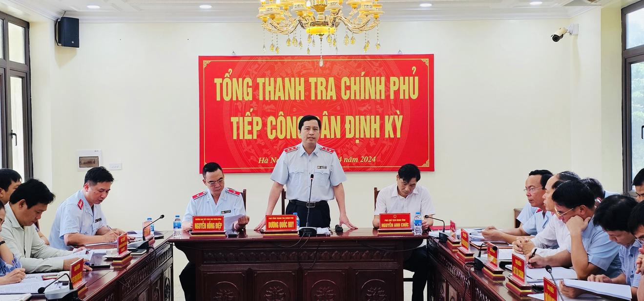 Phó Tổng Thanh tra Chính phủ Dương Quốc Huy tiếp vụ việc của ông Nguyễn Hữu Quảng

