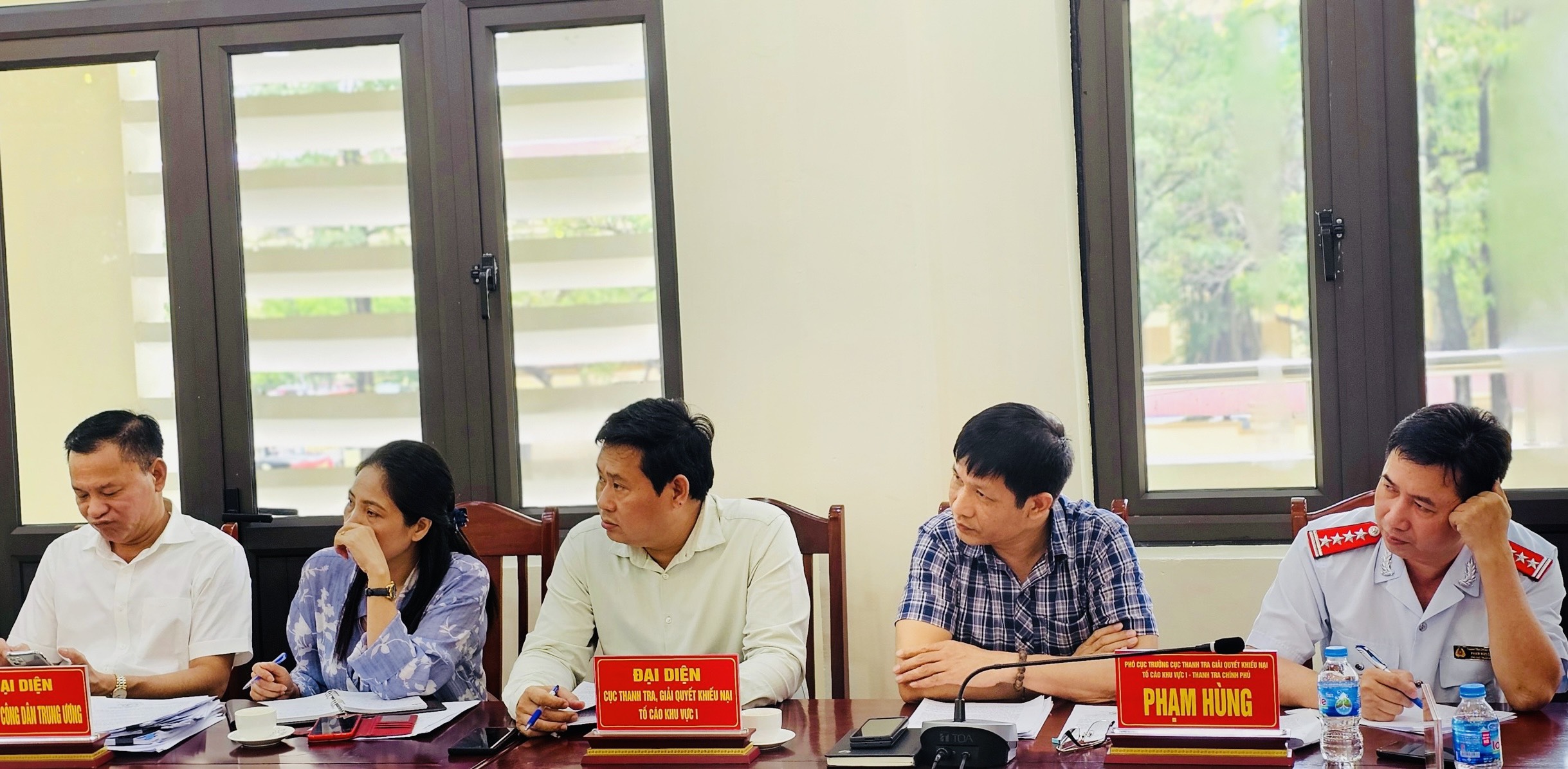 Đại diện Cục I, Ban Tiếp công dân Trung ương tham dự buổi tiếp dân
