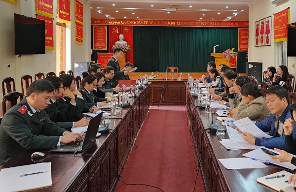 Quang cảnh một buổi công bố Quyết định Thanh tra của Thanh tra tỉnh Yên Bái. Ảnh: TT Yên Bái