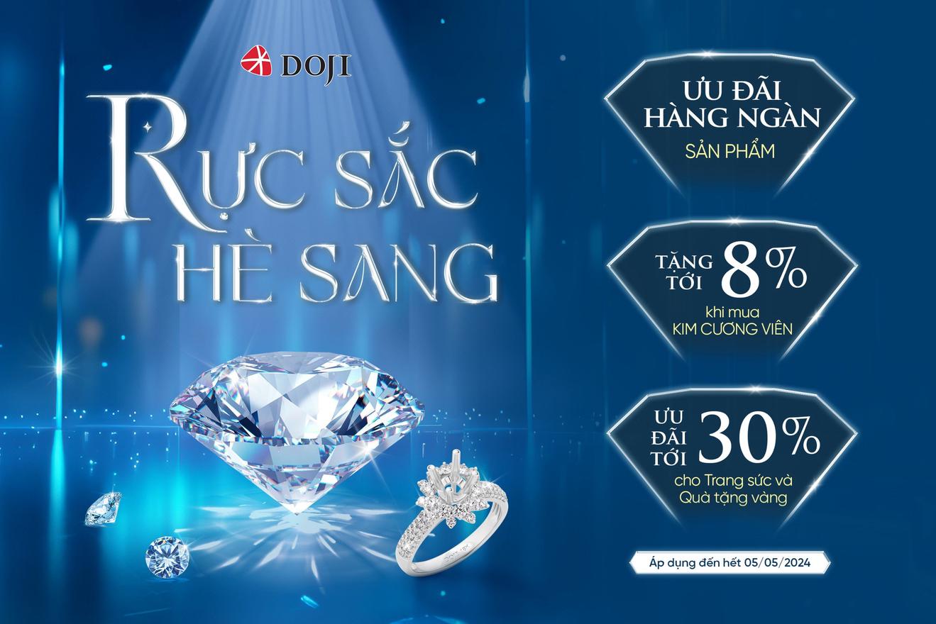 Kim cương viên - Món quà hoàn hảo cho mùa hè rực rỡ