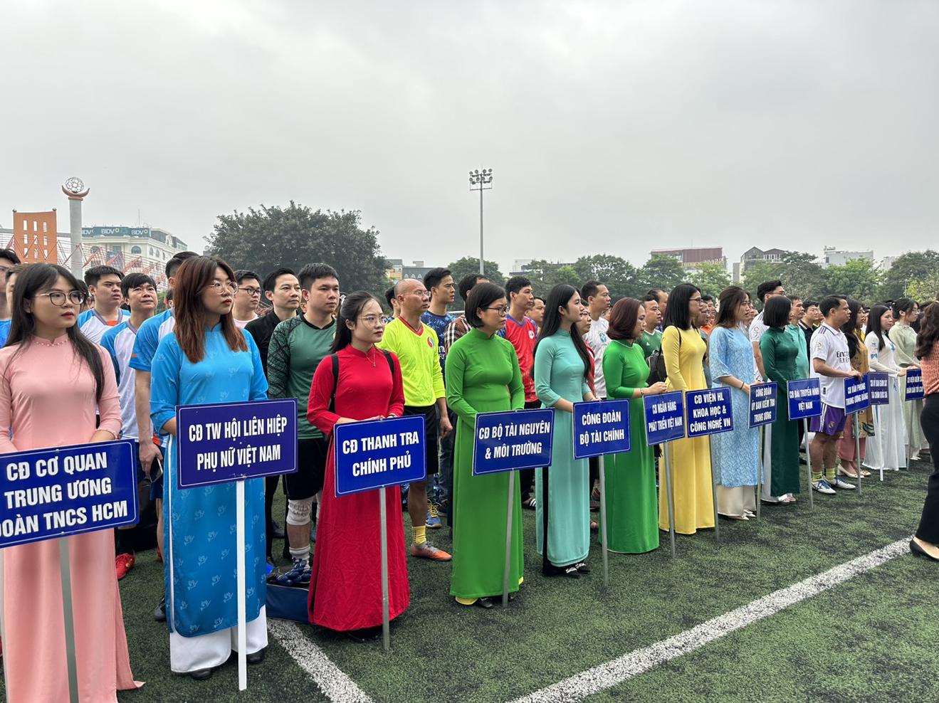 Công đoàn Thanh tra Chính phủ tham gia Giải bóng đá công chức, viên chức, lao động