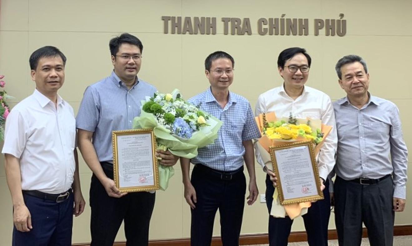 Thanh tra Chính phủ bổ nhiệm 2 Trưởng phòng thuộc Cục V