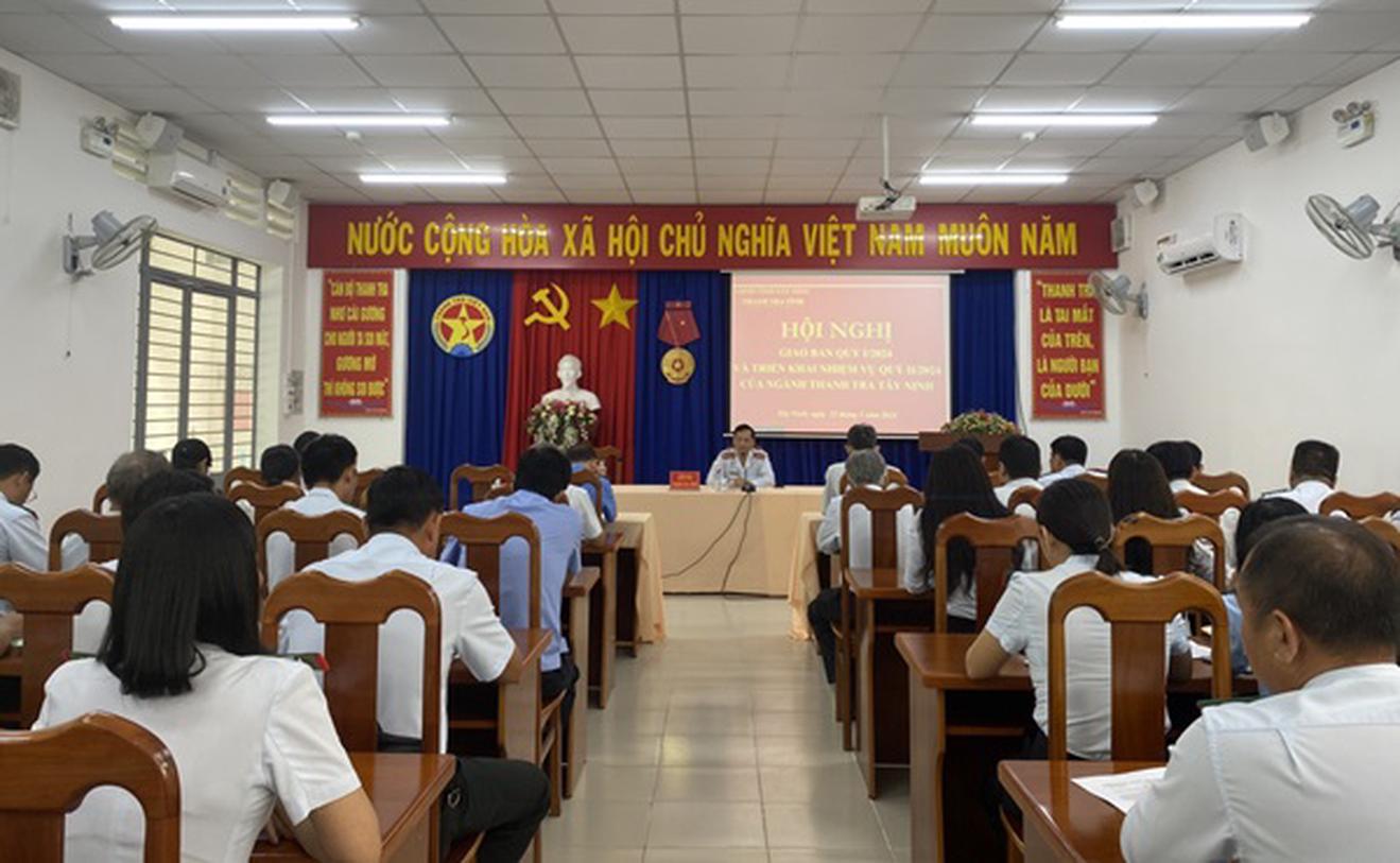 Tây Ninh: Triển khai thực hiện theo đúng chương trình, kế hoạch thanh tra năm 2024