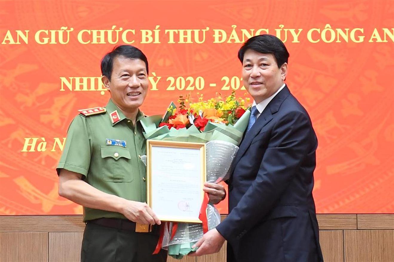 Bộ trưởng Bộ Công an Lương Tam Quang giữ chức Bí thư Đảng uỷ Công an Trung ương