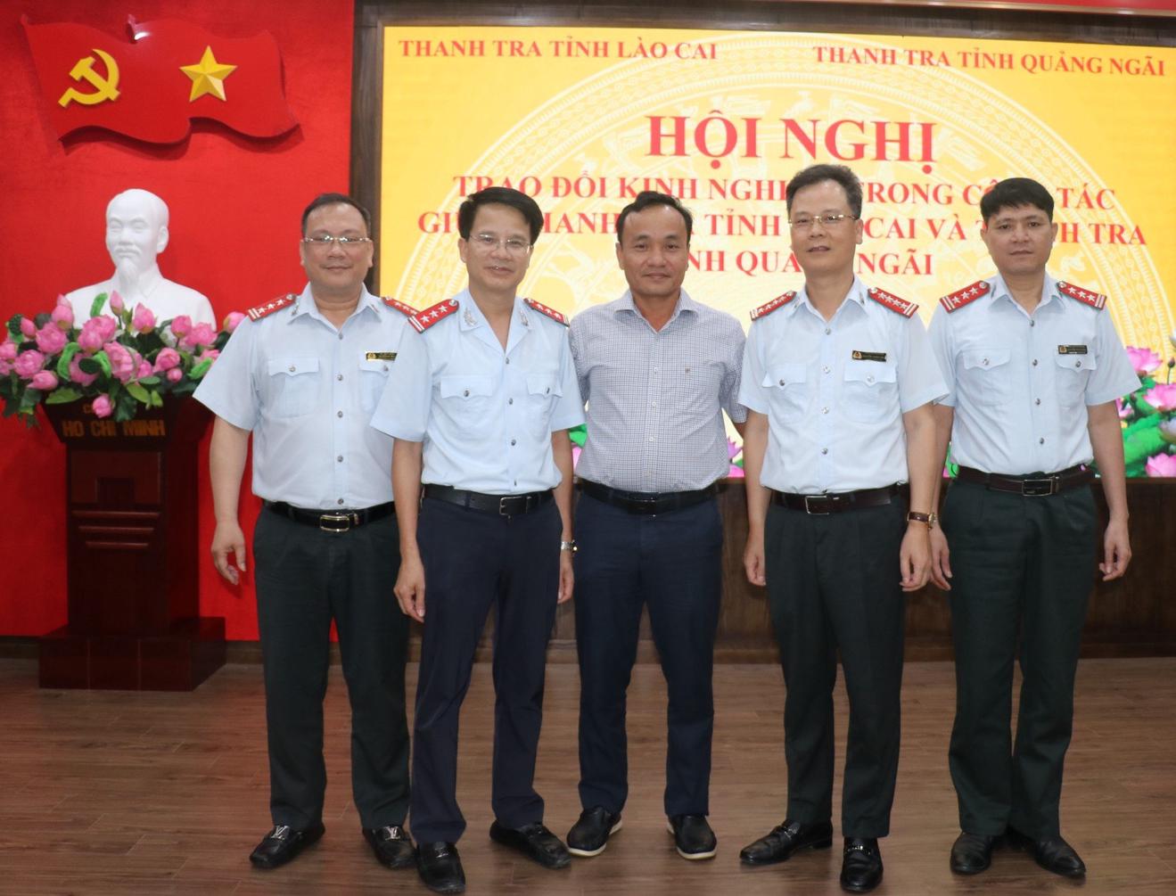 Thanh tra hai tỉnh Lào Cai, Quảng Ngãi trao đổi kinh nghiệm