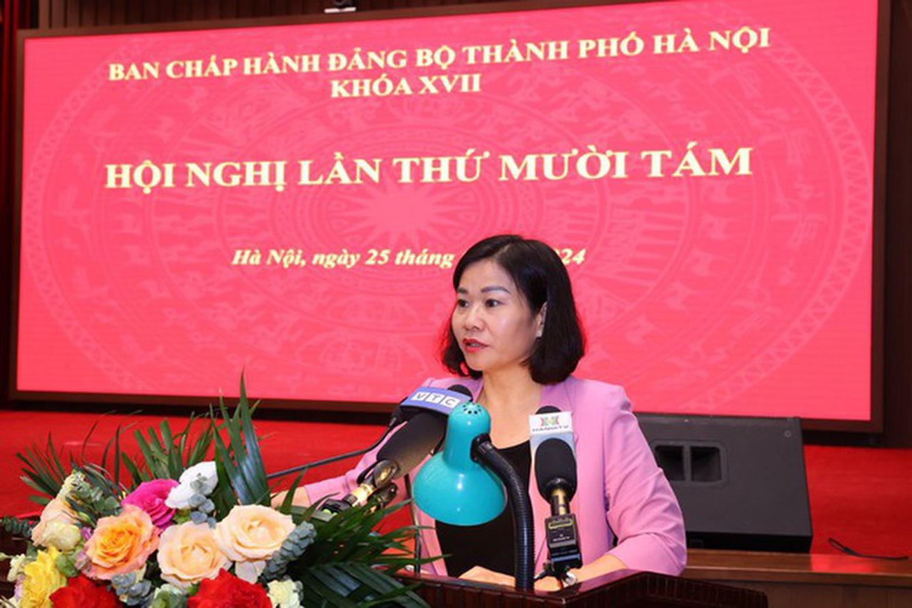 Bộ Chính trị phân công bà Nguyễn Thị Tuyến điều hành Thành ủy Hà Nội