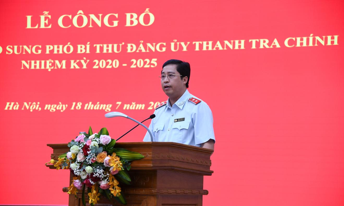 Đồng chí Dương Quốc Huy giữ chức Phó Bí thư Đảng ủy Thanh tra Chính phủ