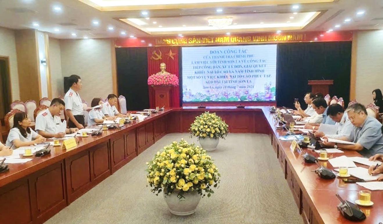 Kiểm tra, đôn đốc công tác tiếp công dân, xử lý đơn thư và giải quyết khiếu nại, tố cáo tại tỉnh Sơn La