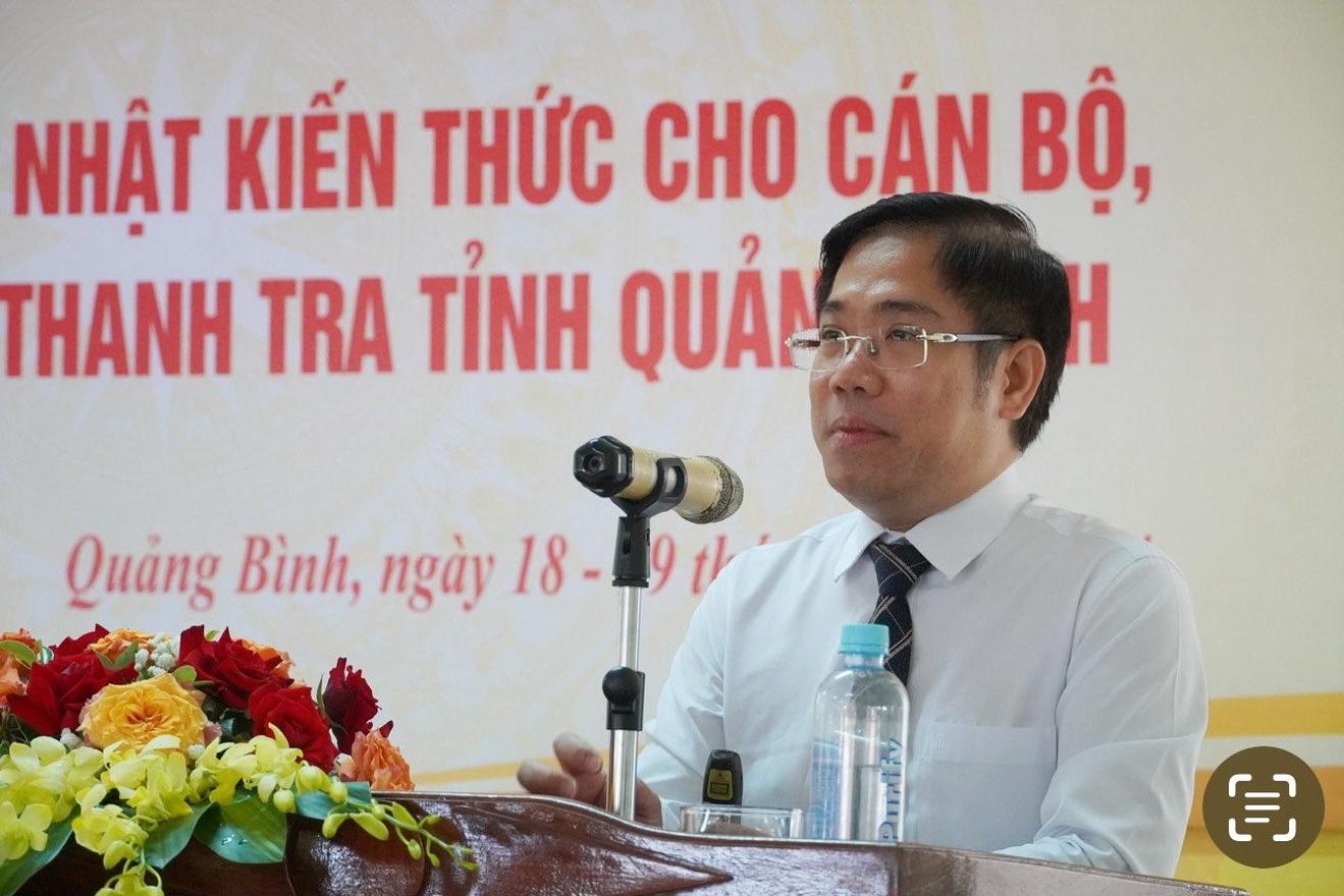 Bồi dưỡng kiến thức cho cán bộ, công chức ngành Thanh tra Quảng Bình 