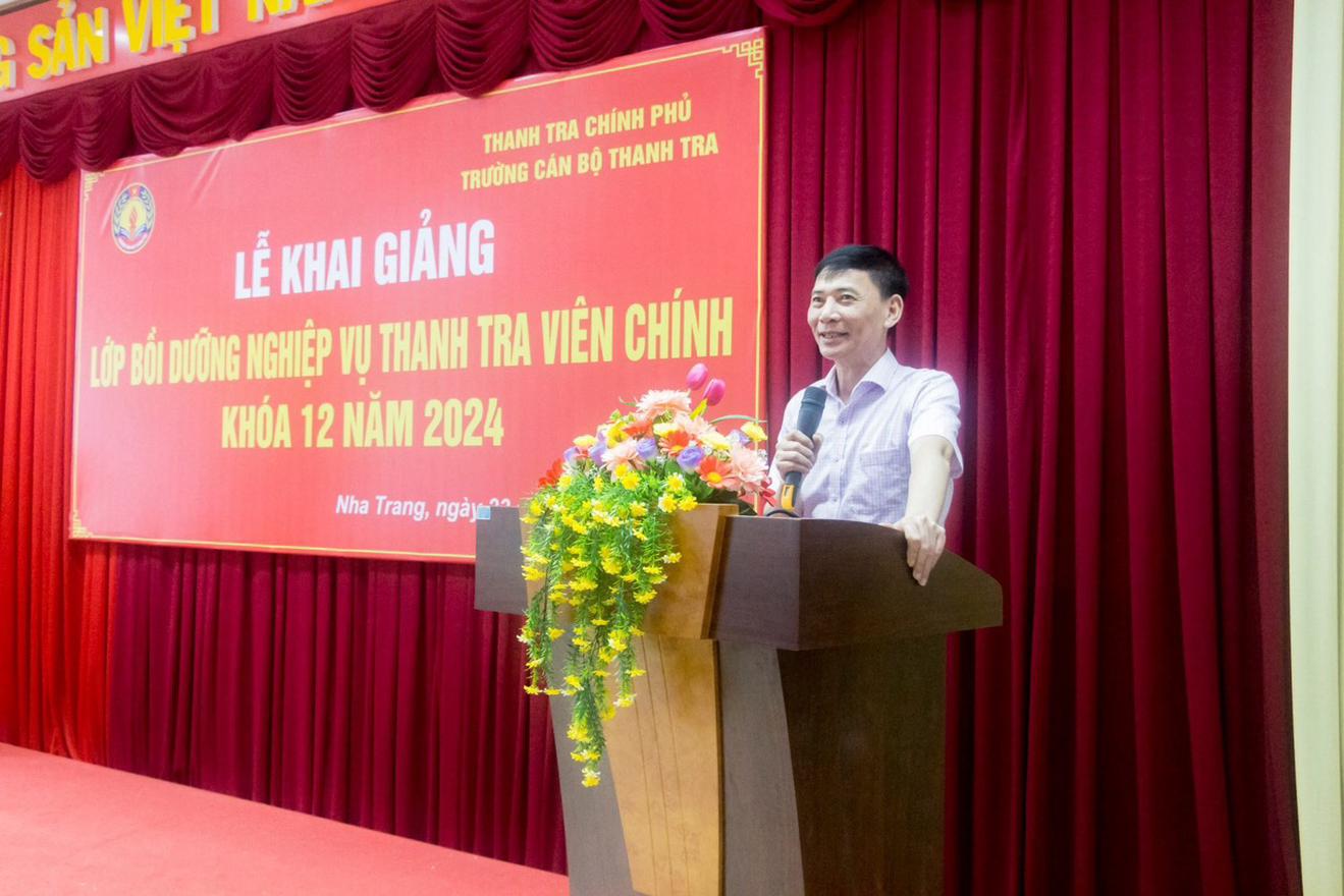 Khai giảng lớp Bồi dưỡng Nghiệp vụ Thanh tra viên chính tại Nha Trang