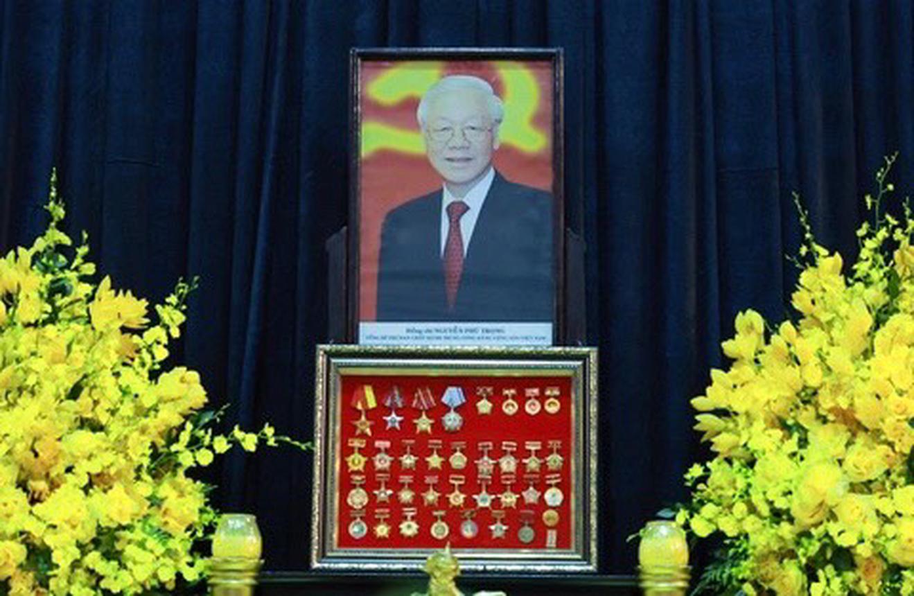 Thông tin về lễ viếng Tổng bí thư Nguyễn Phú Trọng