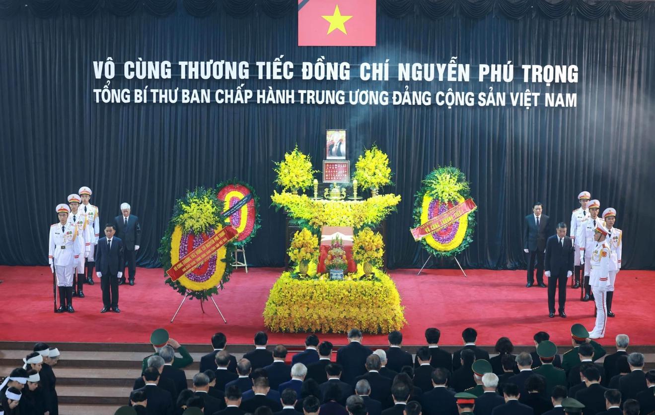 Tổng Thư ký Liên hợp quốc, đại sứ các nước viếng Tổng Bí thư Nguyễn Phú Trọng