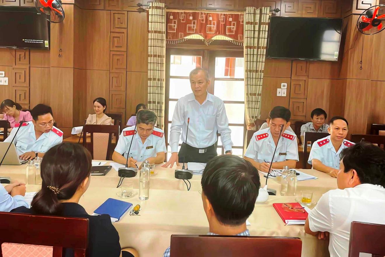 Công bố quyết định thanh tra tại UBND thị xã Điện Bàn