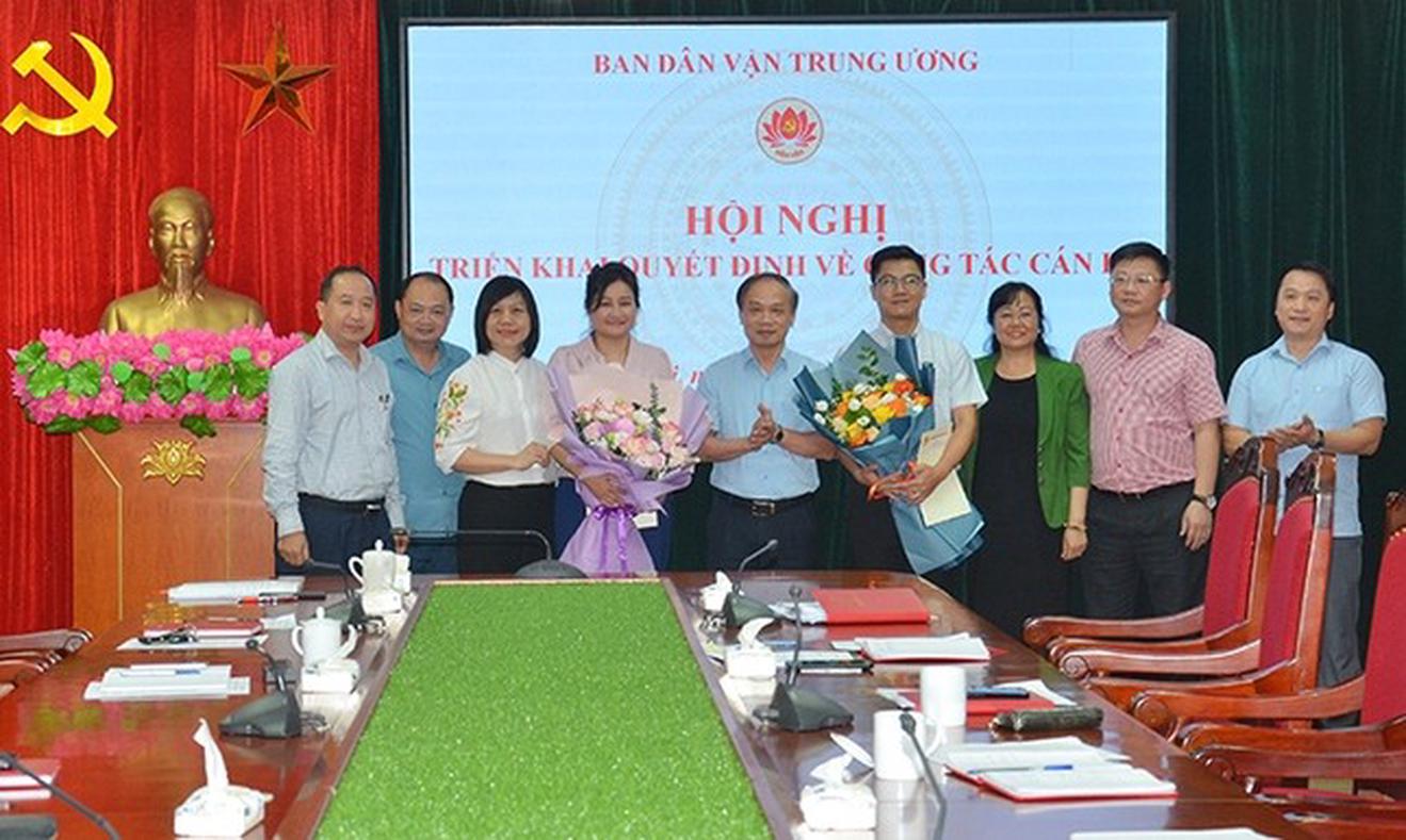 Ban Dân vận Trung ương có tân Phó Chánh Văn phòng và Phó Vụ trưởng Vụ Tôn giáo