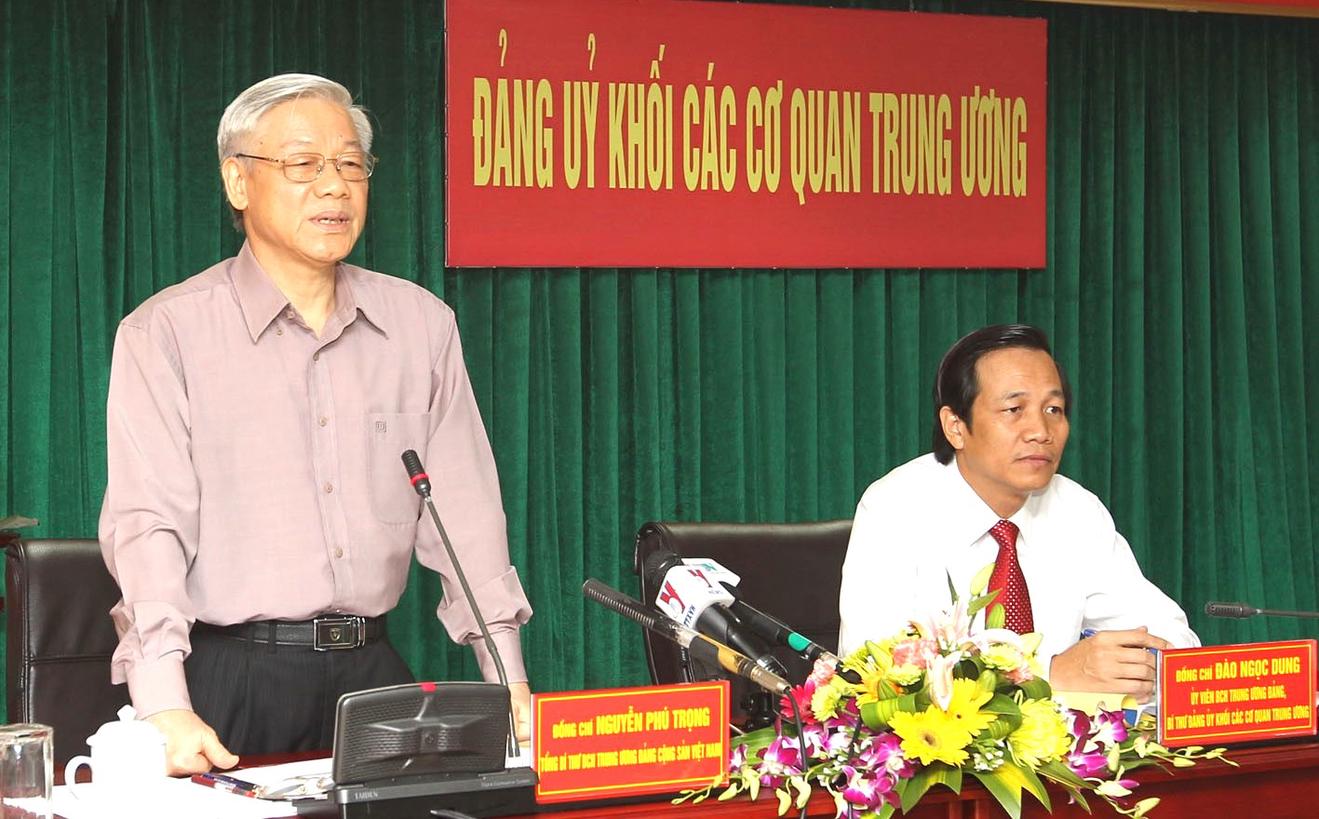 Tình cảm đặc biệt của Tổng Bí thư Nguyễn Phú Trọng với Đảng ủy Khối các cơ quan Trung ương