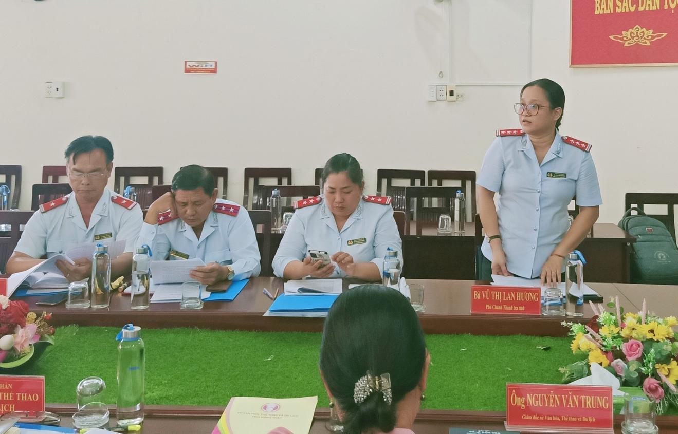 Thanh tra trách nhiệm Giám đốc Sở Văn hóa, Thể thao và Du lịch Bến Tre