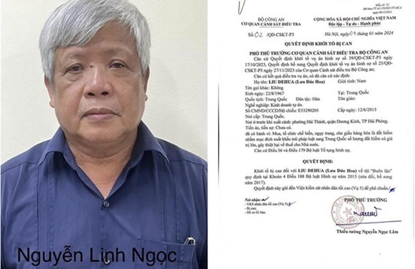 Bộ Công an thông tin vụ án liên quan nguyên Thứ trưởng Bộ Tài nguyên và Môi trường