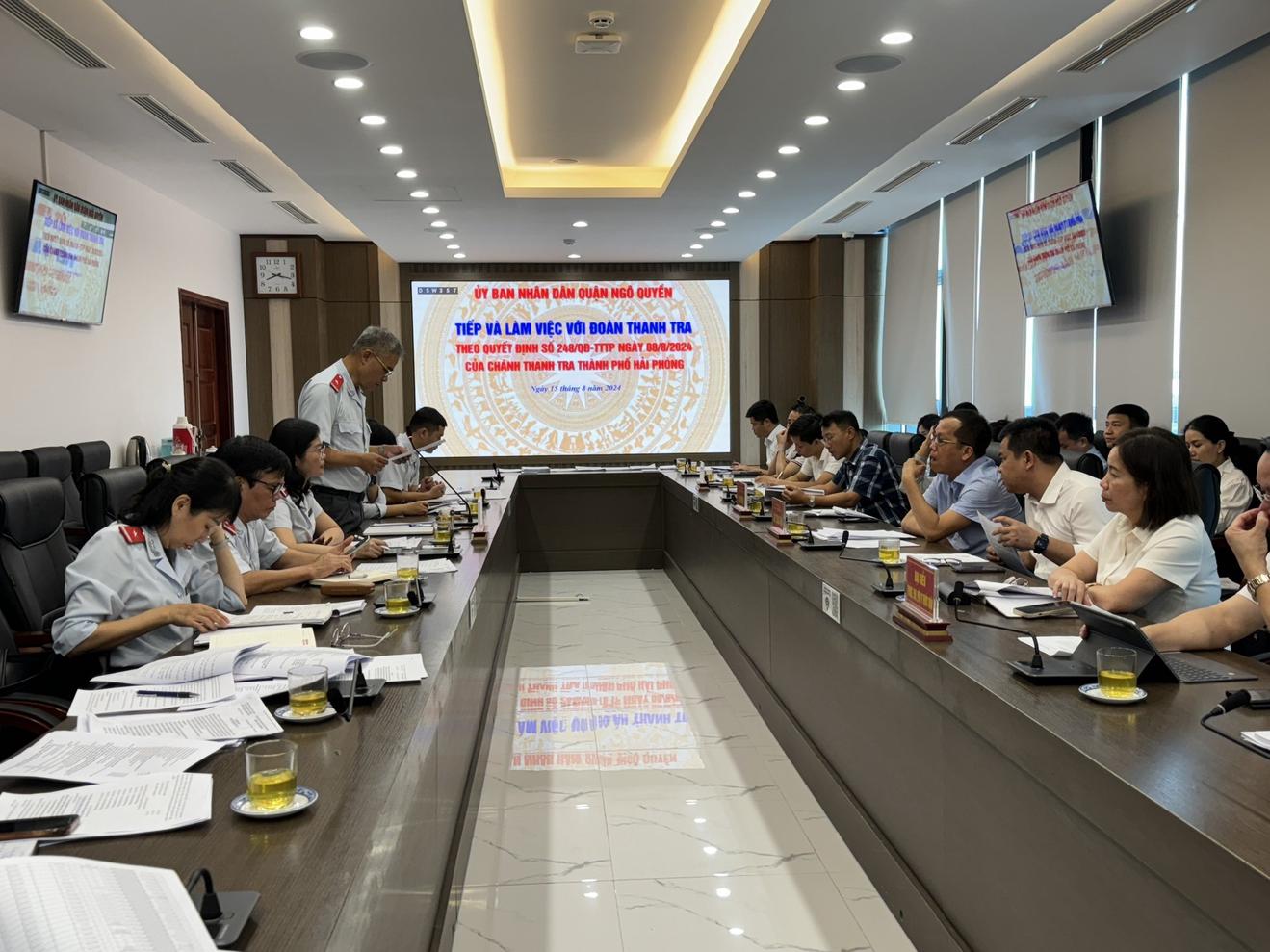 Hải Phòng: Công bố quyết định thanh tra tại quận Ngô Quyền