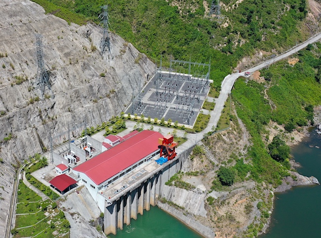 Nhà máy Thủy điện Sông Bung 4, xã Tà Pơơ, huyện Nam Giang, tỉnh Quảng Nam. Nguồn ảnh: https://evngenco2.vn/