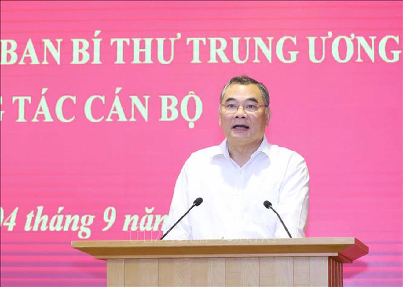 Trung tướng Tô Ân Xô làm Trợ lý Tổng Bí thư

