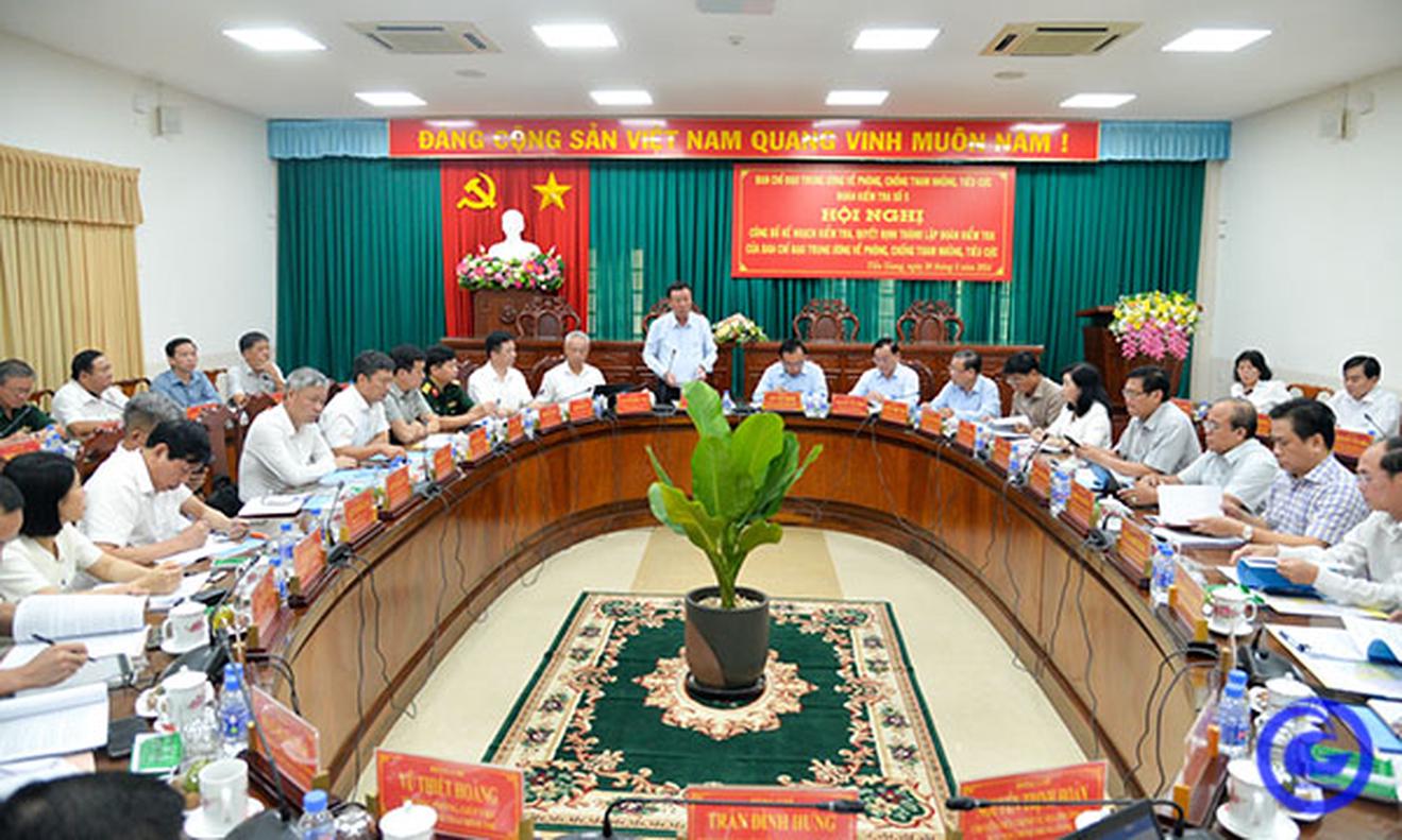 Ban Chỉ đạo Trung ương về phòng, chống tham nhũng, tiêu cực làm việc với Ban Thường vụ Tỉnh ủy Tiền Giang