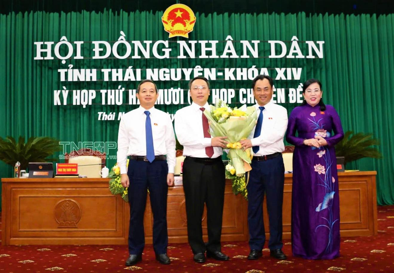 Ông Nguyễn Huy Dũng được bầu giữ chức Chủ tịch UBND tỉnh Thái Nguyên